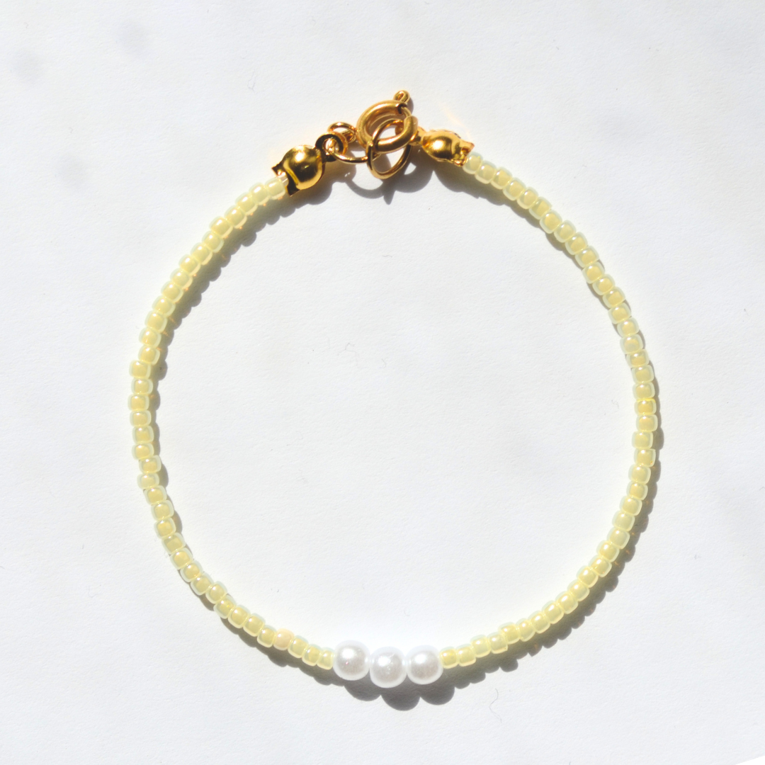 Bransoletka TRI butter yellow